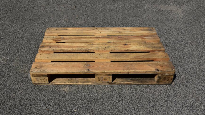 Raklap Hasznosító -800x1200 mm Használt, szürke EPAL/EUR raklap [1]