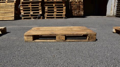 Raklap Hasznosító -800x1200 mm Használt, szürke EPAL/EUR raklap [4]