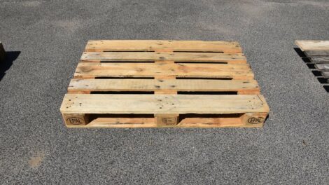 Raklap Hasznosító - 800x1200 mm Használt, világos EPAL/EUR raklap [2]